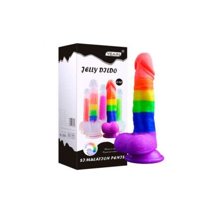 Dildo Yeain Realista Arcoíris