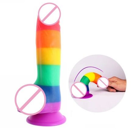 Dildo Yeain Realista Arcoíris