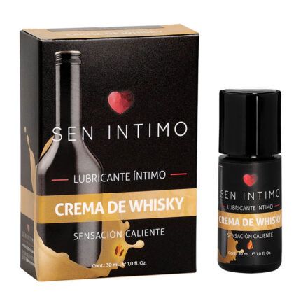 Lubricante Íntimo Crema de Whisky Sensación Caliente x 30 ml Sen Íntimo