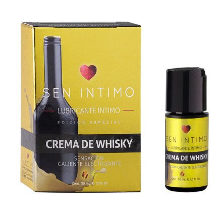 Lubricante Íntimo Crema de Whisky Sensación Caliente electrizante x 30 ml Sen Íntimo