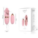 huevo vibrador lilo ruedas recargable