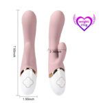 Vibrador SHEQU Huanying Recargable Palo de Rosa