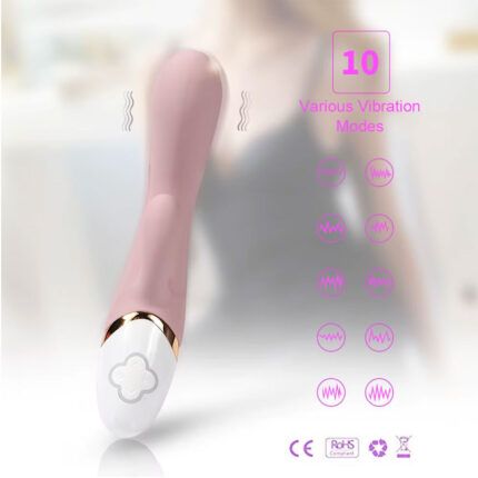 Vibrador SHEQU Huanying Recargable Palo de Rosa