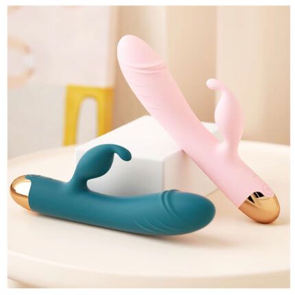 Vibrador con Estimulador Rotacion 360°