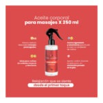 Aceite Corporal Pheromonas Masajes y Aromaterapia x 250 ml - Image 2