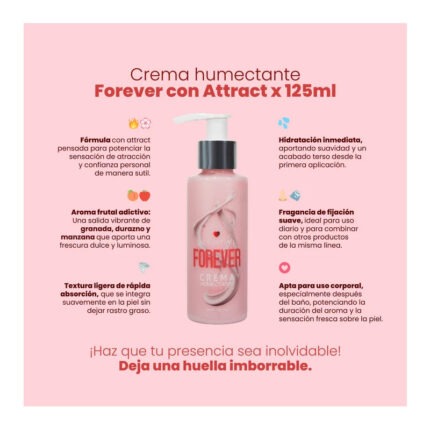 Crema Humectante Forever con Attract 125ml