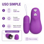 Huevo Vibrador Control Remoto 10 Modos Estimulador - Image 2