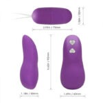 Huevo Vibrador Control Remoto 10 Modos Estimulador